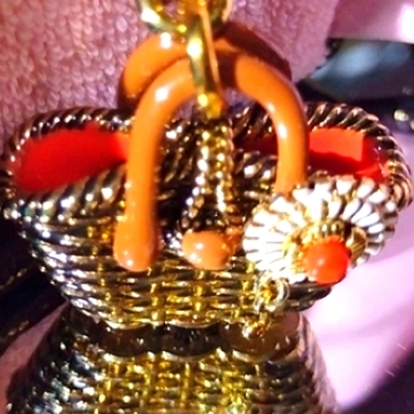 Juicy CORAL Precious Summer Picnic Straw Charm Never Removed ๐ NWT - Picture 1 of 6